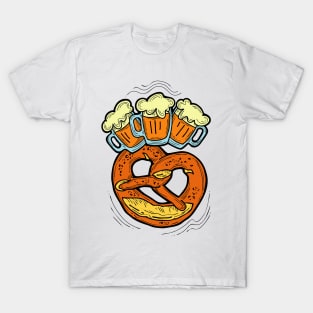 Oktoberfest traditional German beer festival for drinking friends. T-Shirt